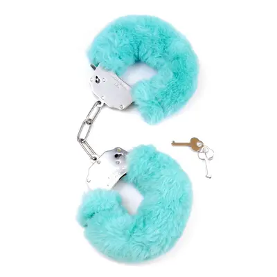 Fetish Boss Series Furry Cuffs - Наручники з хутром (блакитні)