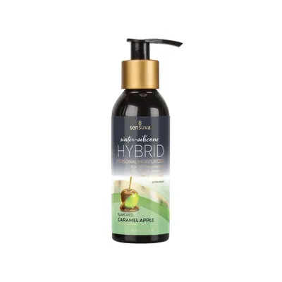 Sensuva Hybrid Caramel Apple - Смазка водно-силиконовая без сахара для оральных ласк, 125 мл.