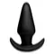 Kinetic Thumping 7X Large Anal Plug - Анальна пробка з поштовховими рухами, 13.3х4,8 см (чорний)