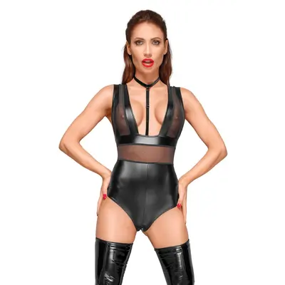 Боді з мокрим ефектом Noir Handmade F183 Powerwetlook body, 3XL