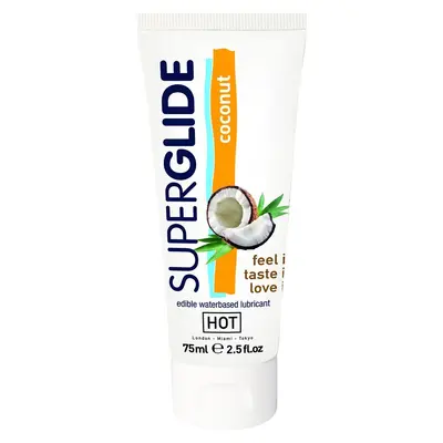 Superglide - Оральный лубрикант со вкусом кокоса, 75 мл