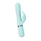 Pillow Talk Lively Teal - Роскошный вибратор с кристаллом Сваровски для точки G, 24х3.7 см (бирюзовый)