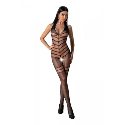 Бодистокинг с плетением на животике Passion BS100, One Size