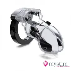 Mystim Pubic Enemy No 1 - Original - Клетка для члена с электростимуляцией, 8.6х5.2 см