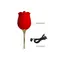 Pretty Love Rose Lover Licking Stimulator Red - Клиторальный стимулятор, 14,2 см (красный)