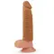 LoveToy Pleasure X-Tender Penis Sleeve Flesh Add 1" - Насадка, що подовжує, на член, +2.5 см (коричневий)