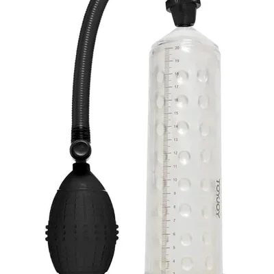 Toy Joy Power Massage Pump - Мужская вакуумная помпа, 23х5.5 см (прозрачный)