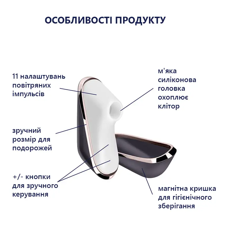 Вакуумный стимулятор клитора Satisfyer Pro Traveler Вакуумный стимулятор клитора Satisfyer Pro Traveler