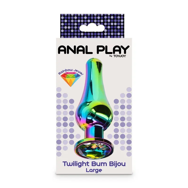 Toy Joy Large Twilight Bum Bijou - Анальная пробка, 9.5х4 см