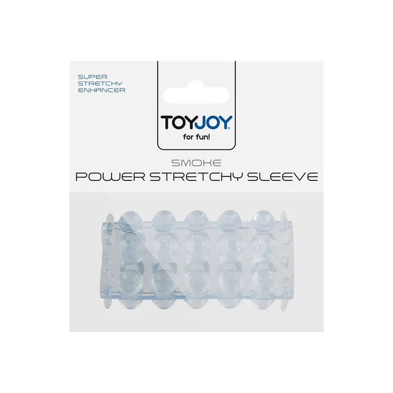 Toy Joy Power Stretchy Sleeve - стимулирующая насадка на член, 6.5х2 см (голубой) Toy Joy Power Stretchy Sleeve - стимулирующая насадка на член, 6.5х2 см (голубой)