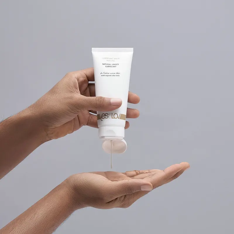 YESforLOV Natural Lubricant with organic aloe vera натуральний лубрикант з органічним алое віра, 100 мл