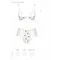 Passion Lovelia Bikini - Комплект белья, XXL/XXXL (белый)