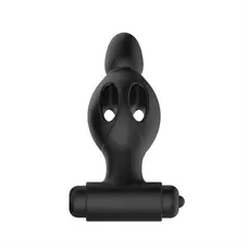 LyBaile Mr.Play Powerful Vibrator Black - Анальная пробка с вибрацией, 11,8х4 см (черный)