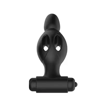 LyBaile Mr.Play Powerful Vibrator Black - Анальна пробка з вібрацією, 11,8х4 см (чорний)