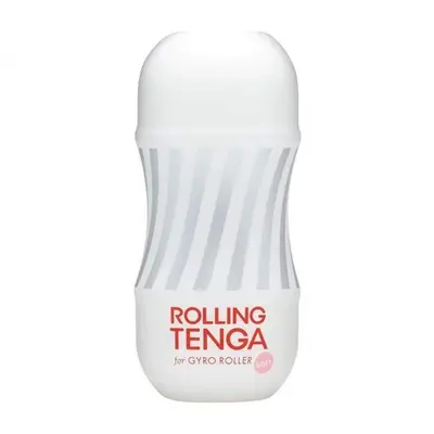 Тенга Rolling Тенга Gyro Roller Cup Gentle - Мастурбатор, 15.5х7.1 см (білий)