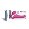 Безремінний страпон з вібрацією Strap-On-Me Vibrating Fuchsia M