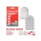 TENGA Pocket Block Edge - Карманный мини-мастурбатор, 7.5х5.5 см (красный)