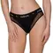 Passion PS002 Panties - Трусики з прозорою вставкою, S (чорні)