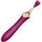 Zalo Bess Pin Point Vibrator - Изысканный вибратор для клитора с насадками, 22х3.3 см (фиолетовый)