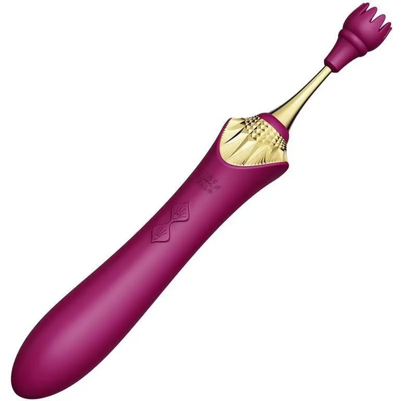 Zalo Bess Pin Point Vibrator - Изысканный вибратор для клитора с насадками, 22х3.3 см (фиолетовый) Zalo Bess Pin Point Vibrator - Изысканный вибратор для клитора с насадками, 22х3.3 см (фиолетовый)