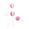 Gvibe Geisha Balls 2 - Шарики Гейши для тренировки интимных мышц, 3 см (розовый)