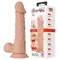 LyBaile Beautiful Encounter Buraq Dildo Flesh - Релистичный фаллоимитатор на присоске, 18 см (телесный)