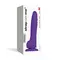 Strap-On-Me Soft Realistic Dildo Violet - M - реалистичный фаллоимитатор, 18х3.8 см (фиолетовый)