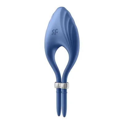 Satisfyer Duelist - эрекционное лассо с вибрацией, 14.5 см (голубой)