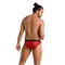 Passion - 031 SLIP MIKE red - Чоловічі труси з леопардовим принтом, XXL/XXXL