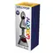 Wooomy Lollypop Double Ball Metal Plug M - Анальна пробка, 9.4х3.1 см (червоний)