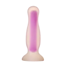 Dream Toys Radiant Glow In The Dark Soft - Анальная пробка, 12,5 см (фиолетовый)