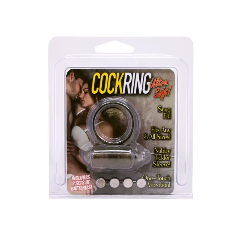 Seven Creations VIibrating Cockring Silicon - виброкольцо, 5х3 см (прозрачный) Seven Creations VIibrating Cockring Silicon - виброкольцо, 5х3 см (прозрачный)