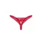 Obsessive Lacelove thong - мереживні еротичні стрінги, XL/XXL (червоний)