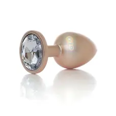 Анальна пробка Jewellery Pearl Gold Plug - розмір L
