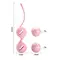Pretty Love Kegel Tighten Up I Light Pink - Вагінальні кульки, 16,3х3 см (рожевий)