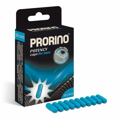 Prorino Potency Caps for MEN - чоловічі збуджуючі капсули, 10 шт