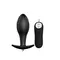 Pretty Love Vibrating Butt Plug Black - Анальна пробка з вібрацією, 8,5х3,1 см (чорний)
