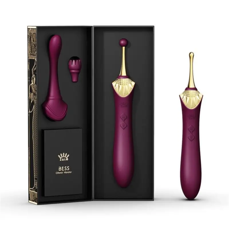 Zalo Bess Pin Point Vibrator - Изысканный вибратор для клитора с насадками, 22х3.3 см (фиолетовый) Zalo Bess Pin Point Vibrator - Изысканный вибратор для клитора с насадками, 22х3.3 см (фиолетовый)