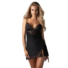 Пеньюар Obsessive Lobellis chemise & thong, M/L