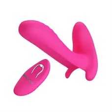 LyBaile Pretty Love Remote Control Massager Pink - Універсальний масажер з вібрацією та пультом ДУ, 10х2.2 см (рожевий)