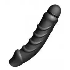 Tom of Finland 5 Speed Silicone Vibe - Вибромассажер, 24х5 см (черный)