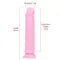 Фалоімітатор з ароматом жуйки- Toyz4lovers Delicious Dildo Bubble Gum, 20 см