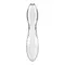 Двосторонній скляний дилдо Satisfyer Dazzling Crystal 2 Transparent