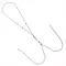 Прикраса для сосків Art of Sex - Nipple Clamps Arrow, (гранатовий)