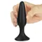 LoveToy - Lure Me Silicone Anal Plug S - Анальна пробка, 11.5х2.7 см (чорний)