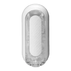 Tenga Flip Zero Gravity - Мастурбатор розкладний, 18х5 см (білий)