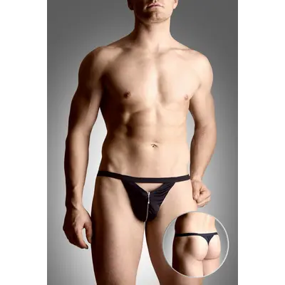 SoftLine - Mens thongs 4497 - Труси чоловічі, S-L (чорний)