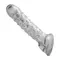 Tom of Finland Textured Girth Enhancer - Рельефная насадка для члена, 19х3.8 см (прозрачный) Tom of Finland Textured Girth Enhancer - Рельефная насадка для члена, 19х3.8 см (прозрачный)