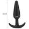 LoveToy Lure Me Butt Plug Slim Black L - Анальная пробка, 12,5х3 см (черный)