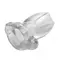 Master Series Clear Hollow Anal Plug - Полая анальная пробка-тоннель, 9,9 см (прозрачный)